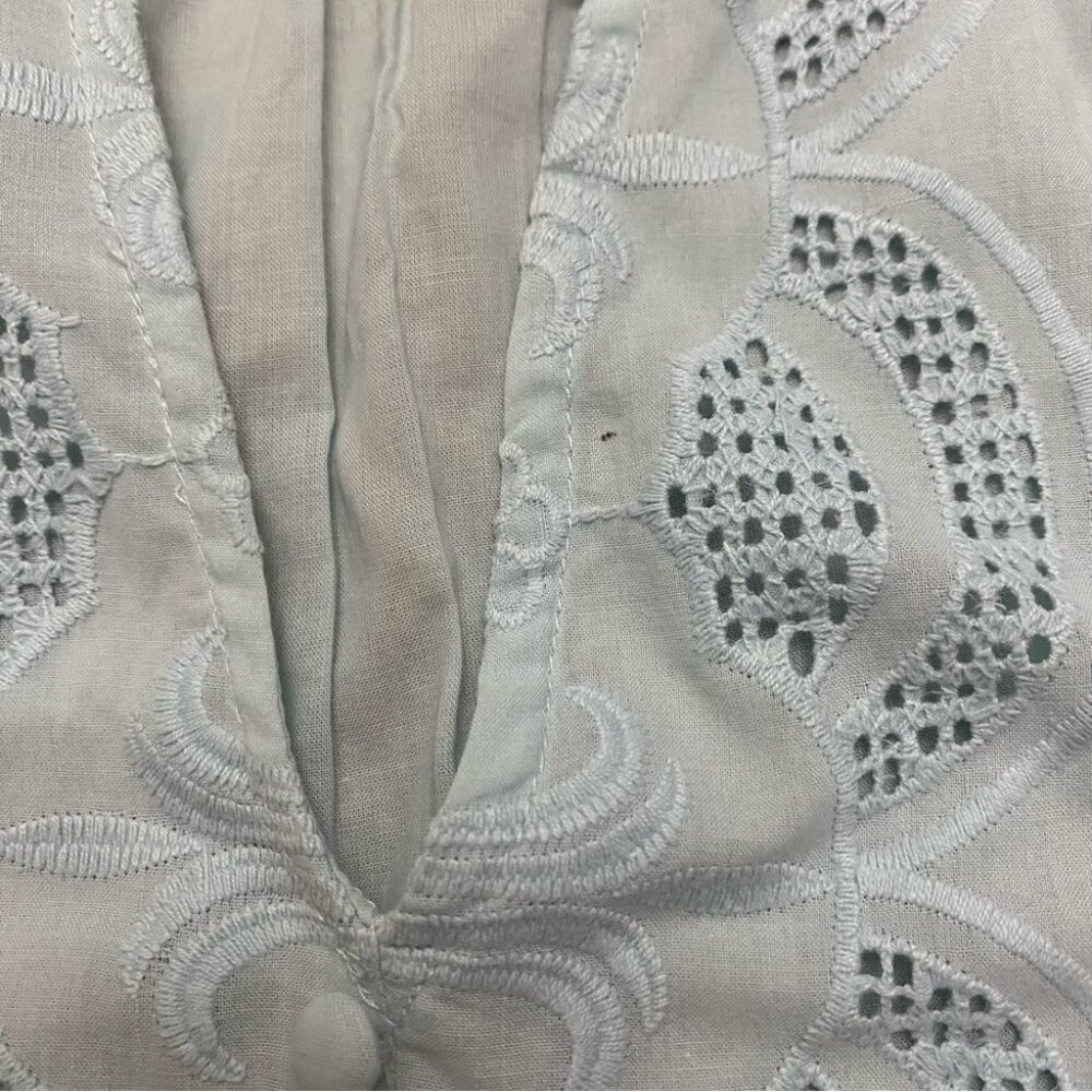 Bailey 44 Light Blue Lace Detail Women's Top - Picture 10 of 12